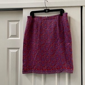 NWT Silk Floral Skirt
